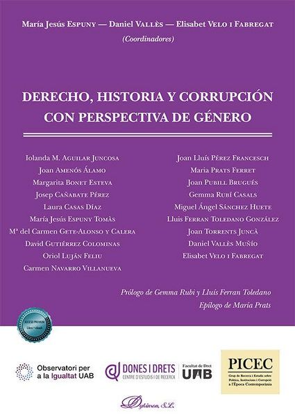 Produktbild: Derecho, historia y corrupci&oacute;n con perspectiva de g&eacute;nero