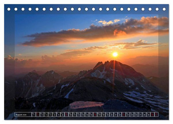 Produktbild: When the sun rises and sets (Desk Calendar 2026 DIN A5 landscape), CALVENDO 12 Month DeskCalendar