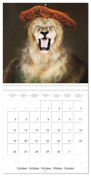 Produktbild: Aristocrat Animals (Wall Calendar 2026 12 &times; 12 Inch) CALVENDO 12 Month Wall Calendar
