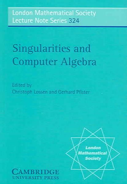 Produktbild: Singularities and Computer Algebra