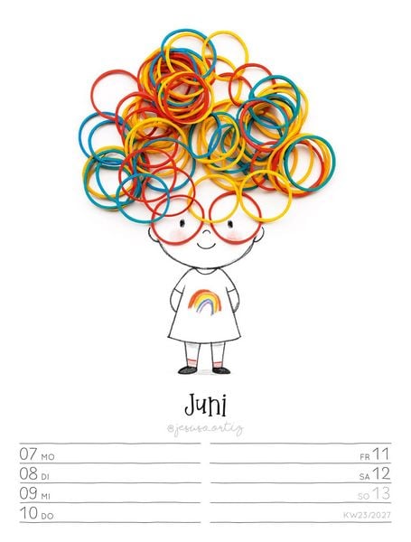 Produktbild: Little Dreams Wochenplaner Kalender 2027