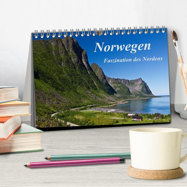 Produktbild: Norwegen - Faszination des Nordens (Tischkalender 2026 DIN A5 quer), CALVENDO Monatskalender