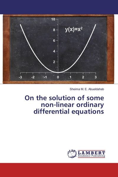 Produktbild: On the solution of some non-linear ordinary differential equations