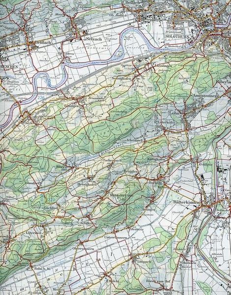 Produktbild: 233T Solothurn Wanderkarte