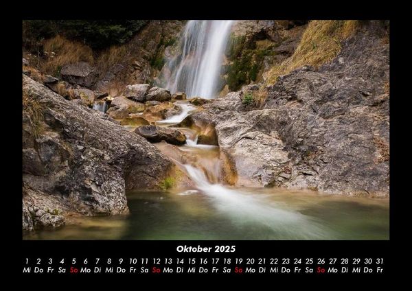Produktbild: Wasserf&auml;lle 2025 Fotokalender DIN A3