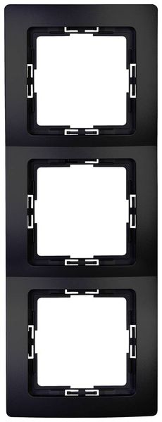 Produktbild: Kopp Rahmen Abdeckung Paris Schwarz (matt) 308650062 1St.