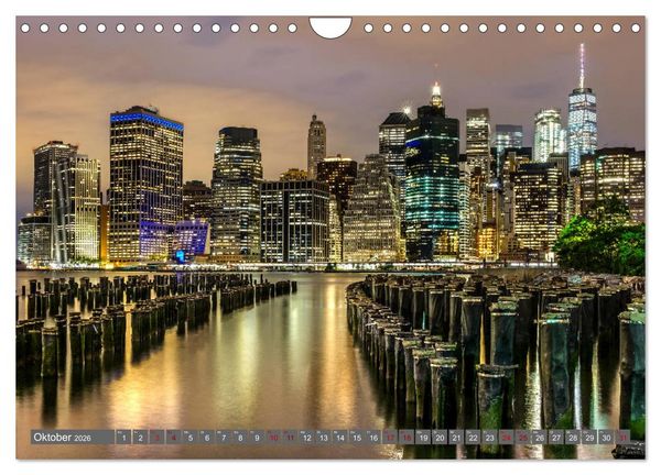 Produktbild: New York City Vibes (Wandkalender 2026 DIN A4 quer), CALVENDO Monatskalender