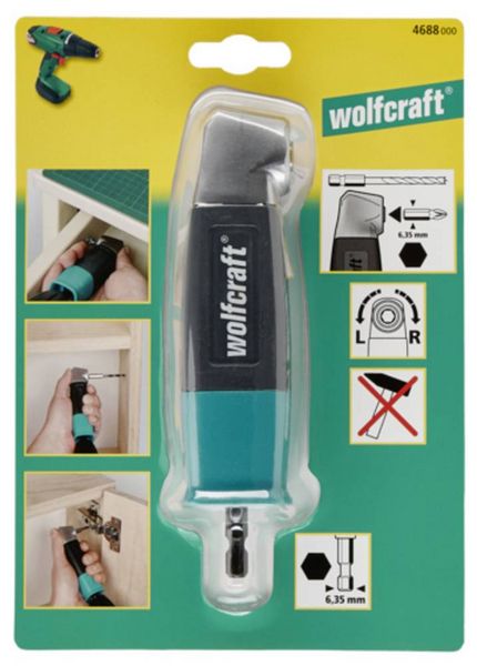 Produktbild: Wolfcraft 4688000 Winkelaufsatz Passend f&uuml;r (Bohrmaschinen) Wolfcraft