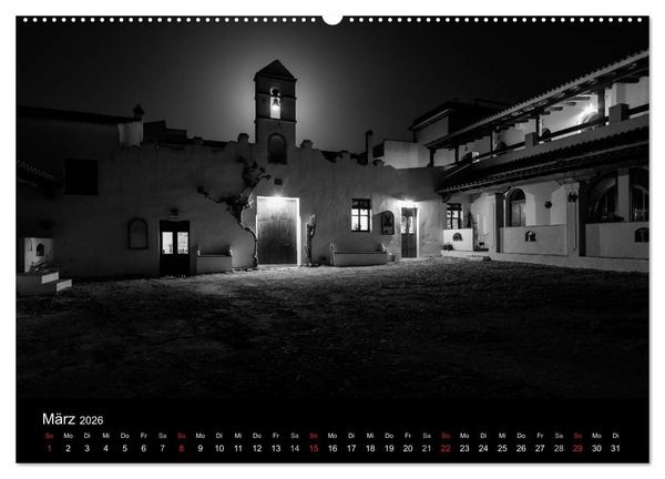 Produktbild: Das Licht in Schwarz und Wei&szlig; (hochwertiger Premium Wandkalender 2026 DIN A2 quer), Kunstdruck in Hochglanz