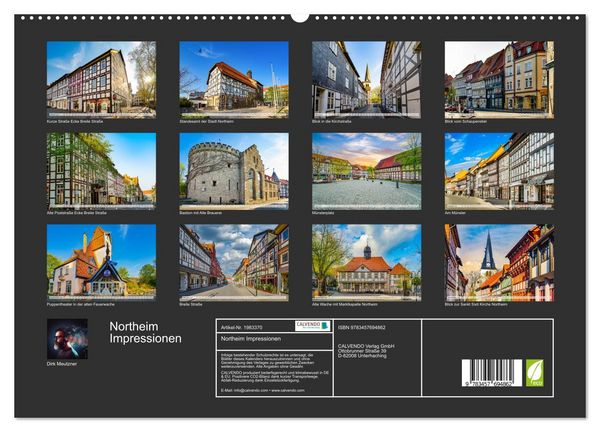 Produktbild: Northeim Impressionen (hochwertiger Premium Wandkalender 2026 DIN A2 quer), Kunstdruck in Hochglanz