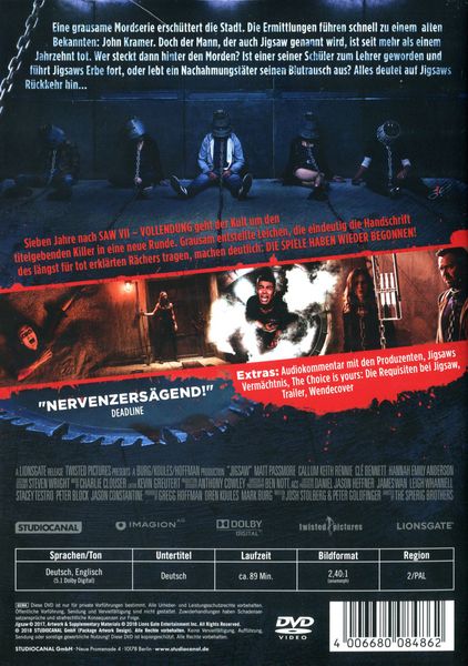 Produktbild: Jigsaw - SAW VIII