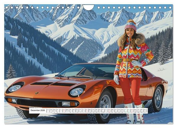 Produktbild: Lack und Leinwand (Wandkalender 2026 DIN A4 quer), CALVENDO Monatskalender