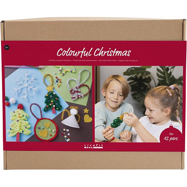 Produktbild: Creativ Company Kreativ Mix Bunte Weihnachten, Weihnachtsfiguren, Sortierte Farben