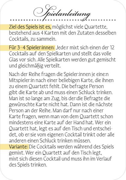 Produktbild: Das Cocktail-Quartett