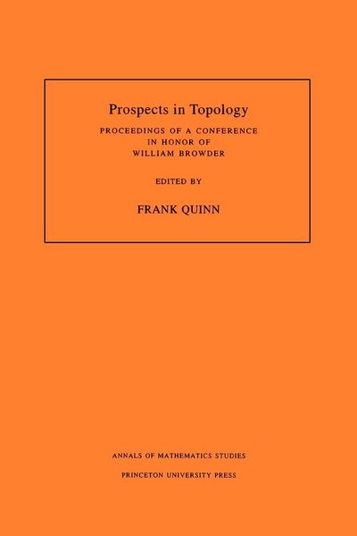 Produktbild: Prospects in Topology