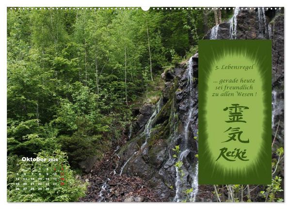 Produktbild: REIKI - Chakrameditation (Wandkalender 2026 DIN A2 quer), CALVENDO Monatskalender