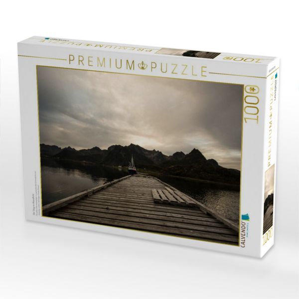 Produktbild: CALVENDO Puzzle Der Steg im Abendlicht | 1000 Teile Lege-Gr&ouml;&szlig;e 64x48cm Foto-Puzzle f&uuml;r gl&uuml;ckliche Stunden