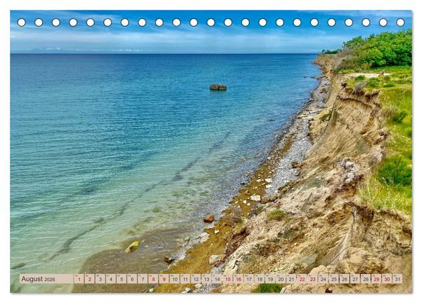 Produktbild: Fischland zwischen Ostsee und Bodden (Tischkalender 2026 DIN A5 quer), CALVENDO Monatskalender