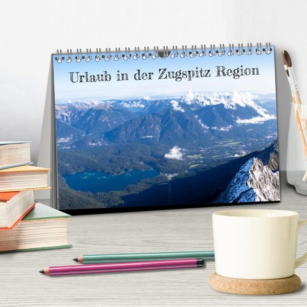 Produktbild: Urlaub in der Zugspitz Region (Tischkalender 2026 DIN A5 quer), CALVENDO Monatskalender