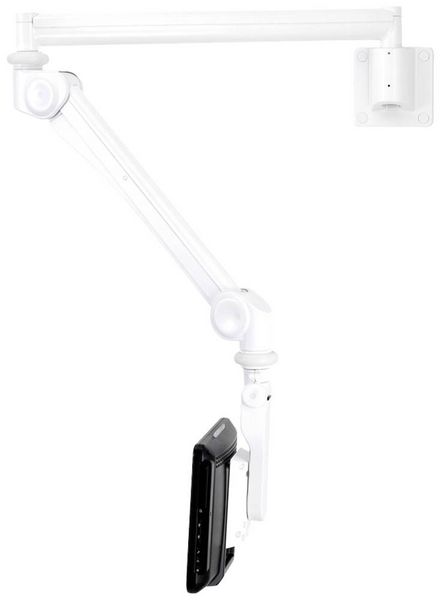 Produktbild: Neomounts FPMA-HAW300 Medical Monitor-Wandhalterung 1 Display(s) 25,4 cm (10") - 61 cm (24") Wei&szlig; Schwenkbar, Rotierbar, Neigbar, H&ouml;henverstellbar