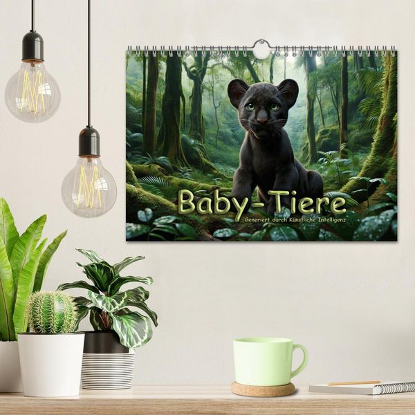 Produktbild: Baby-Tiere (Wandkalender 2026 DIN A4 quer), CALVENDO Monatskalender
