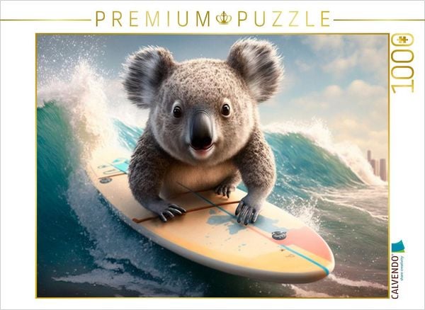 Produktbild: CALVENDO Puzzle Urlaubs-Koala | 1000 Teile Lege-Gr&ouml;&szlig;e 64x48cm Foto-Puzzle f&uuml;r gl&uuml;ckliche Stunden