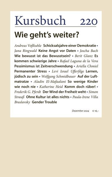 Produktbild: Kursbuch 220