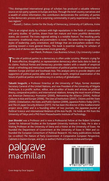 Produktbild: Political Parties and Democracy