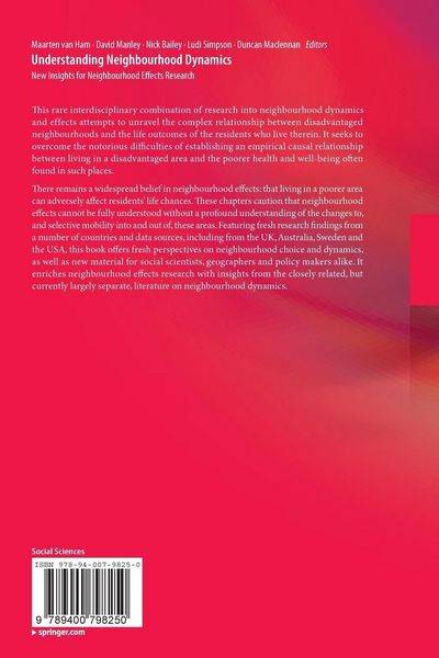 Produktbild: Understanding Neighbourhood Dynamics