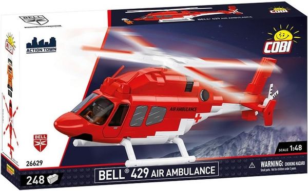 COBI Action Town 26629 - Bell 429 Air Amb, Bausatz 1:48, 248 Klemmbausteine