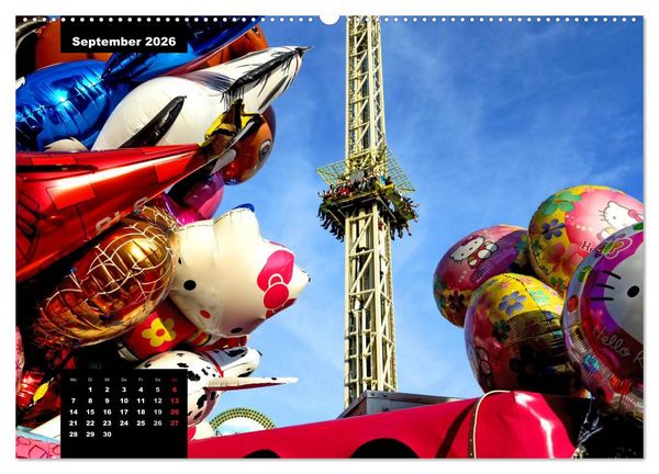 Produktbild: Kirmesrummel (hochwertiger Premium Wandkalender 2026 DIN A2 quer), Kunstdruck in Hochglanz