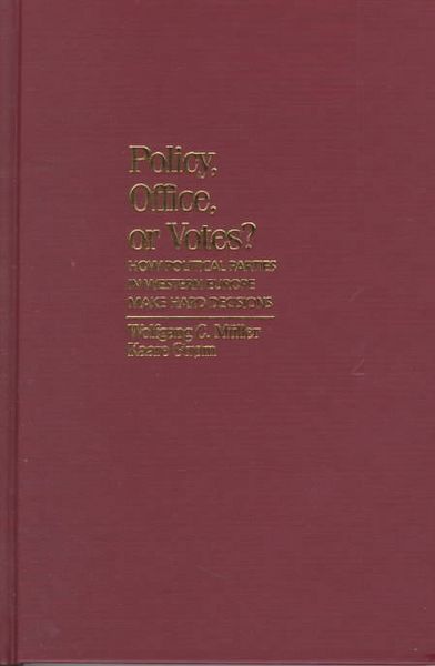 Produktbild: Policy, Office, or Votes?
