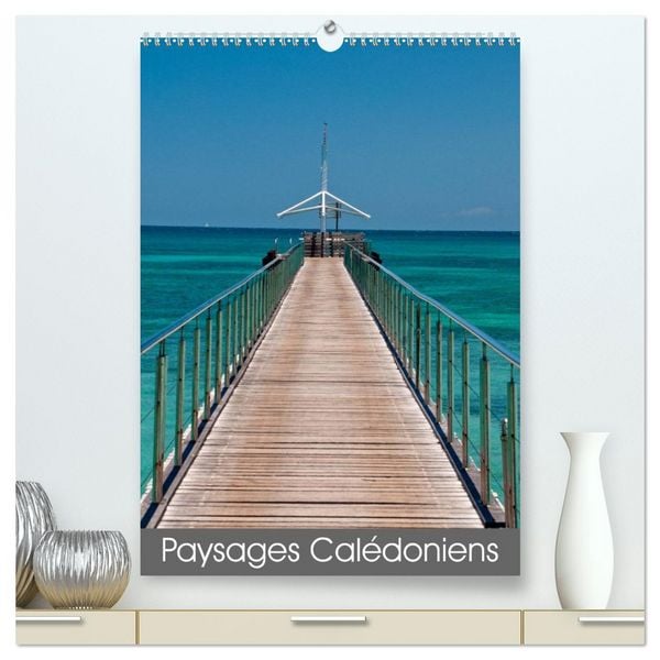 Paysages calédoniens (Calendrier mural 2026 DIN A2 horizontal) calendrier de bureau