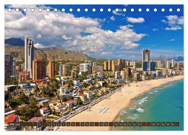 Produktbild: Costa Blanca - Die wei&szlig;e K&uuml;ste Spaniens (Tischkalender 2026 DIN A5 quer), CALVENDO Monatskalender