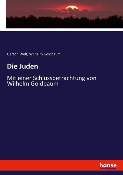 Die Juden, Taschenbuch von Gerson Wolf , Wilhelm Goldbaum, Hansebooks, 9783743351530