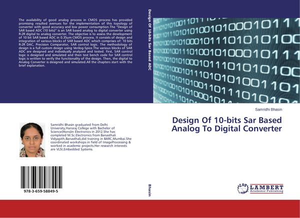 Produktbild: Design Of 10-bits Sar Based Analog To Digital Converter