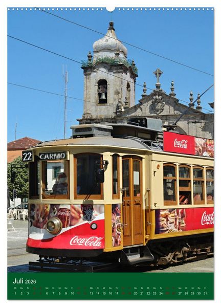 Produktbild: Farbiges Porto (Wandkalender 2026 DIN A2 hoch), CALVENDO Monatskalender