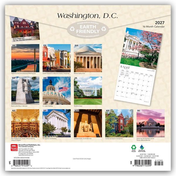 Produktbild: Washington D.C. 2027 &ndash; 16-Monatskalender