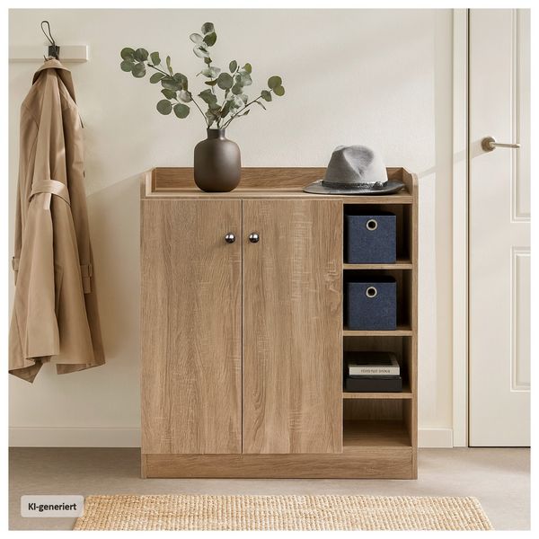 Produktbild: HTI-Line HTI-Line Kommode Nina mit 8 Regalf&auml;chern HTI-Line Kommode Nina mit 8 Regalf&auml;chern