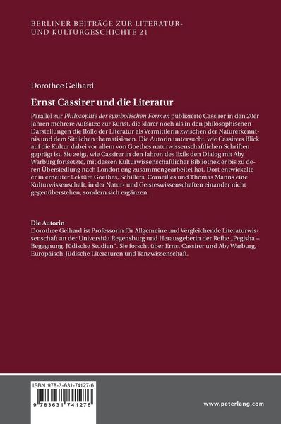 Produktbild: Ernst Cassirer und die Literatur