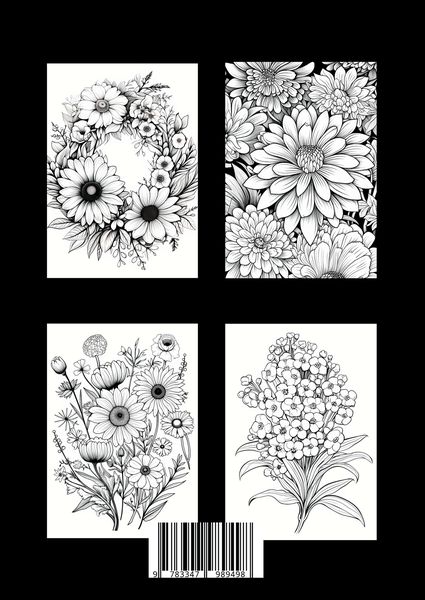 Produktbild: Malbuch Blumen
