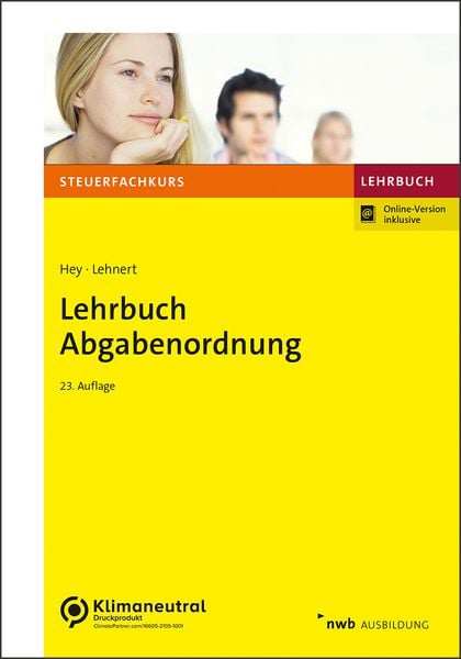 Produktbild: Lehrbuch Abgabenordnung