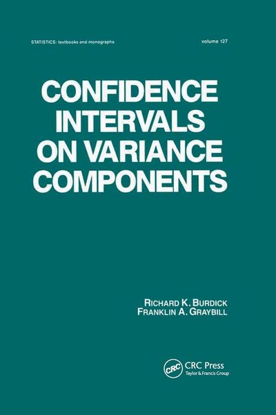 Produktbild: Confidence Intervals on Variance Components