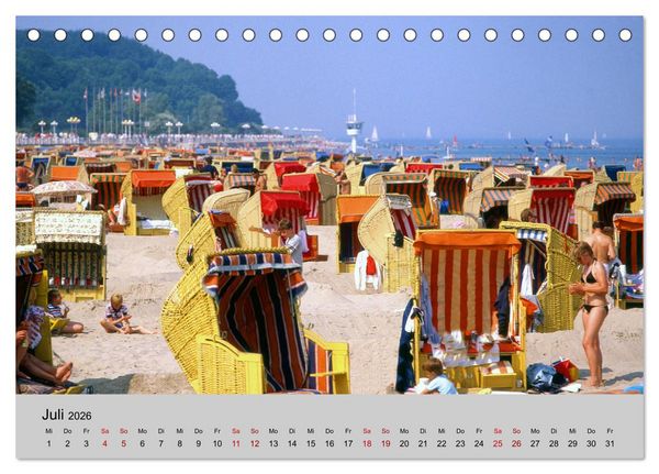 Produktbild: Travem&uuml;nde maritim (Tischkalender 2026 DIN A5 quer), CALVENDO Monatskalender