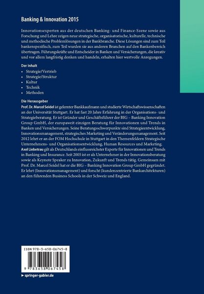 Produktbild: Banking & Innovation 2015