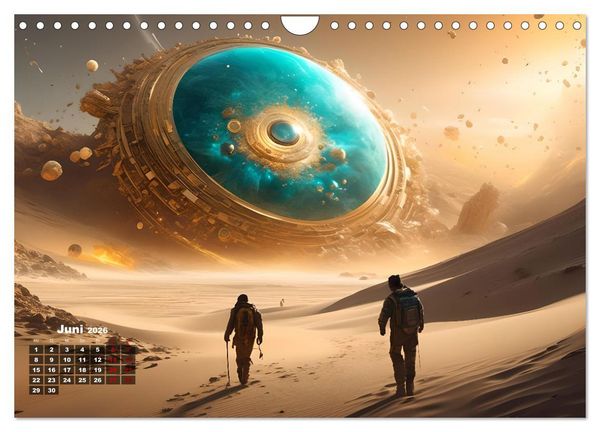 Produktbild: Portale in fremde Welten - Mystische Pforten (Wandkalender 2026 DIN A4 quer), CALVENDO Monatskalender