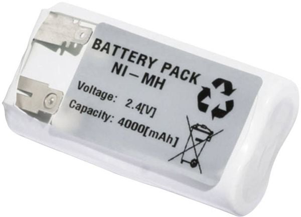 Emmerich 2443FA4000R Notleuchten-Akku U-Lötfahne 2.4V 4000 mAh