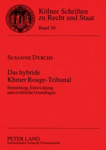 Produktbild: Das hybride Khmer Rouge-Tribunal