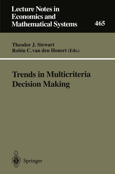 Produktbild: Trends in Multicriteria Decision Making