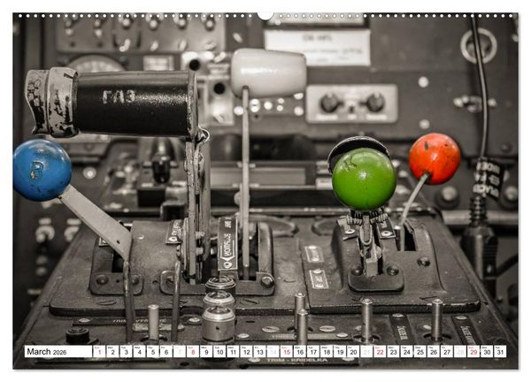 Produktbild: Cockpit sights (High Quality Premium Wall Calendar 2026 DIN A2 landscape),CALVENDO 12 Month Wall Calendar